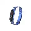 Xiaomi Mi Band 4 Metal Baklalı Kordon (saat Değildir) - Mavi