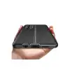Xiaomi Mi Note 10 Lite Kılıf Auto Focus Kapak - Kırmızı