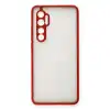 Xiaomi Mi Note 10 Lite Kılıf Montreal Silikon Kapak - Kırmızı