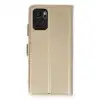 Xiaomi Mi Note 10 Trend S Plus Kapaklı Kılıf - Gold