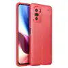 Xiaomi Poco F3 Kılıf Auto Focus Kapak - Kırmızı