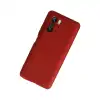 Xiaomi Poco F3 Kılıf First Silikon - Kırmızı