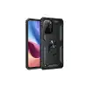 Xiaomi Poco F3 Kılıf Sofya Yüzüklü Silikon Kapak - Siyah