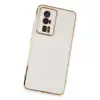 Xiaomi Poco F5 Pro Kılıf Volet Silikon - Beyaz