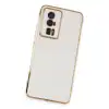 Xiaomi Poco F5 Pro Kılıf Volet Silikon - Beyaz