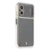 Xiaomi Poco M5 Kılıf Liva Lens Silikon - Beyaz