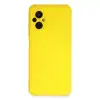 Xiaomi Poco M5 Kılıf Nano İçi Kadife Silikon - Sarı