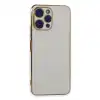 Xiaomi Poco M6 Pro 5g Kılıf Volet Silikon - Beyaz