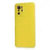 Xiaomi Poco X3 Gt Kılıf Nano İçi Kadife Silikon - Sarı