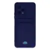 Xiaomi Poco X5 5g Kılıf Kelvin Kartvizitli Silikon - Lacivert