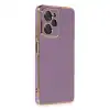 Xiaomi Poco X5 Pro 5g Kılıf Volet Silikon - Mor