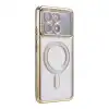 Xiaomi Poco X6 Pro Joke Simli Magneticsafe Kılıf - Gold