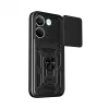 Xiaomi Poco X8 Pro Pars Lens Yüzüklü Silikon - Siyah