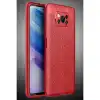 Xiaomi Pocophone X3 Kılıf Auto Focus Kapak - Kırmızı