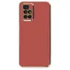 Xiaomi Redmi 10 2022 Kılıf Volet Silikon - Kırmızı