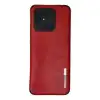 Xiaomi Redmi 10c Kılıf Loop Deri Silikon - Kırmızı