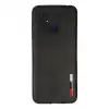 Xiaomi Redmi 10c Kılıf Loop Deri Silikon - Siyah