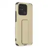 Xiaomi Redmi 10c Kılıf Mega Standlı Silikon - Gold