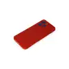 Xiaomi Redmi 12 Kılıf First Silikon - Kırmızı