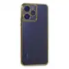 Xiaomi Redmi 12 Kılıf Razer Lensli Silikon - Gold