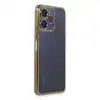 Xiaomi Redmi 12 Kılıf Razer Lensli Silikon - Gold