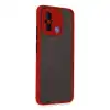 Xiaomi Redmi 12c Kılıf Montreal Silikon Kapak - Kırmızı