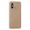 Xiaomi Redmi 12c Kılıf Nano İçi Kadife Silikon - Pudra