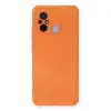 Xiaomi Redmi 12c Kılıf Nano İçi Kadife Silikon - Turuncu