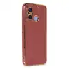 Xiaomi Redmi 12c Kılıf Volet Silikon - Kırmızı