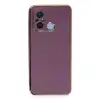 Xiaomi Redmi 12c Kılıf Volet Silikon - Mor