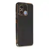 Xiaomi Redmi 12c Kılıf Volet Silikon - Siyah