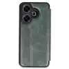 Xiaomi Redmi 13 4g Kılıf Flip Cover - Koyu Yeşil