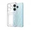 Xiaomi Redmi 13 4g Kılıf Kart Şeffaf Silikon - Şeffaf