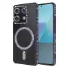Xiaomi Redmi 13c Joke Simli Magneticsafe Kılıf - Derin Mor