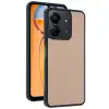 Xiaomi Redmi 13c Kılıf Aras Deri Kapak - Pudra