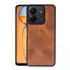 Xiaomi Redmi 13c Kılıf Aras Deri Kapak - Taba