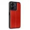 Xiaomi Redmi 13c Kılıf Flip Cover - Kırmızı