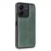 Xiaomi Redmi 13c Kılıf Flip Cover - Koyu Yeşil