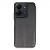 Xiaomi Redmi 13c Kılıf Flip Cover - Siyah