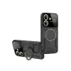 Xiaomi Redmi 13c Kılıf Joy Lens Standlı Kapak - Siyah