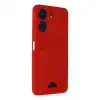 Xiaomi Redmi 13c Kılıf Kelvin Kartvizitli Silikon - Kırmızı