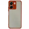 Xiaomi Redmi 13c Kılıf Montreal Silikon Kapak - Kırmızı