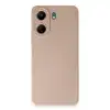 Xiaomi Redmi 13c Kılıf Nano İçi Kadife Silikon - Pudra