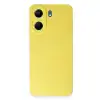 Xiaomi Redmi 13c Kılıf Nano İçi Kadife Silikon - Sarı
