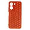 Xiaomi Redmi 13c Kılıf Petek Silikon Kapak - Kırmızı