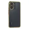 Xiaomi Redmi 13c Kılıf Razer Lensli Silikon - Gold