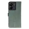 Xiaomi Redmi 13c Kılıf Trend S Plus Kapaklı Kılıf - Yeşil