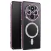 Xiaomi Redmi 14c Joke Simli Magneticsafe Kılıf - Derin Mor