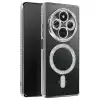 Xiaomi Redmi 14c Joke Simli Magneticsafe Kılıf - Gümüş