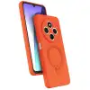 Xiaomi Redmi 14c Regal Magsafe Standlı Kapak - Turuncu